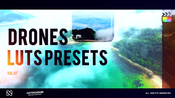 Drones LUT Collection Vol. 07 for Final Cut Pro X alt