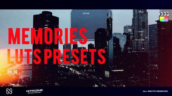 Memories LUT Collection Vol. 06 for Final Cut Pro X alt