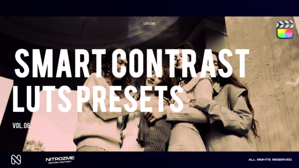 Smart Contrast LUT Collection Vol. 06 for Final Cut Pro X alt