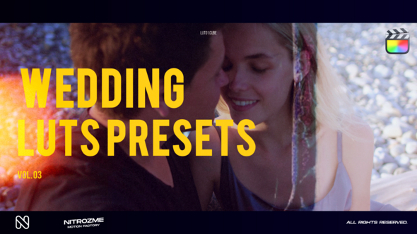 Wedding LUT Collection Vol. 03 for Final Cut Pro X alt