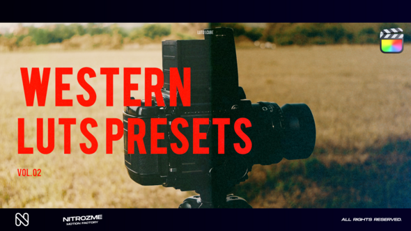 Western LUT Collection Vol. 02 for Final Cut Pro X alt