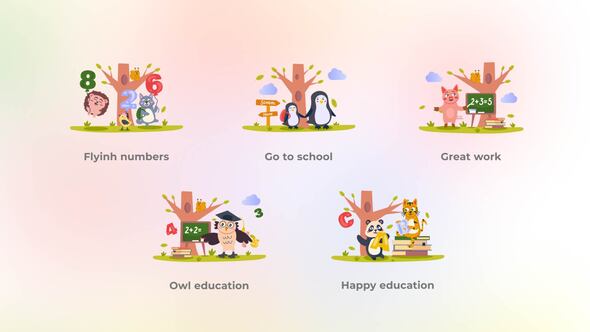 Go to School - School Animals