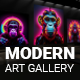 Modern Art Museum Gallery AI Traditional Art NFT Exhibition - VideoHive Item for Sale