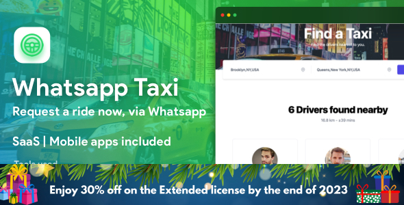 WhatsApp Taxi - SaaS  taxi ordering via WhatsApp