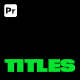 Colorful Titles for Premiere Pro - VideoHive Item for Sale