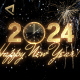 Glamorous New Year Countdown Clock 2024 - VideoHive Item for Sale