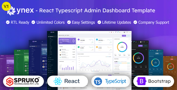 Ynex - Reactjs Admin Dashboard Typescript Template