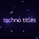 Techno Titles - VideoHive Item for Sale