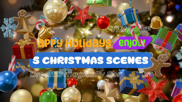 5 Christmas Scenes