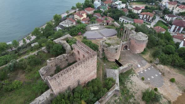 Aerial Old Castle