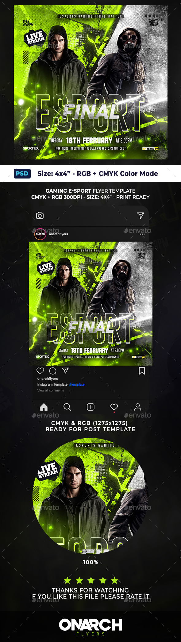 Esports Flyer Template