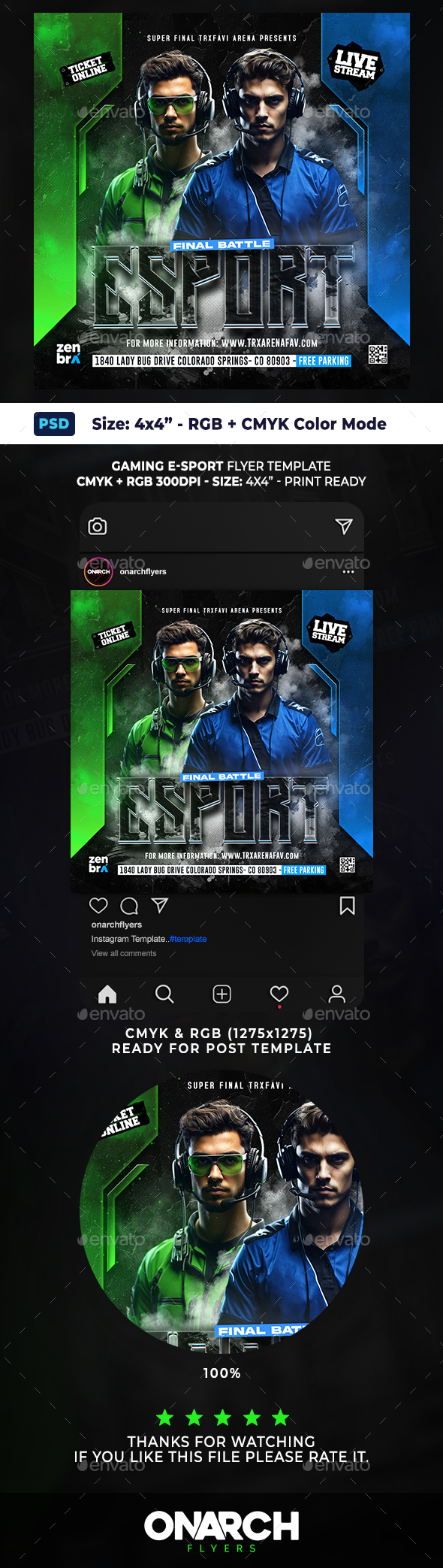 Esports Flyer Template