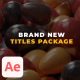 Hide Titles Pack - VideoHive Item for Sale
