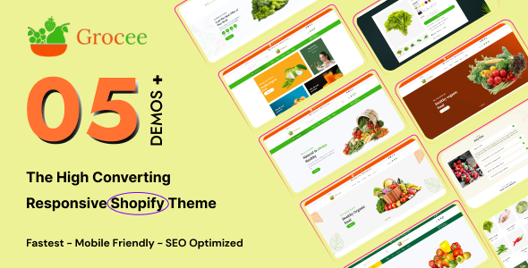 Grocee - Organic Food eCommerce Shopify Theme OS 2.0