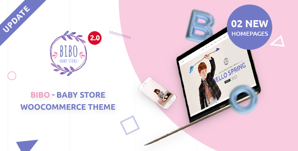 Bibo Baby Store & Kids Shop WooCommerce WordPress Theme
