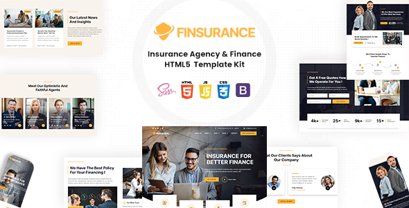 Finsurance - Insurance Agency & Finance HTML Template