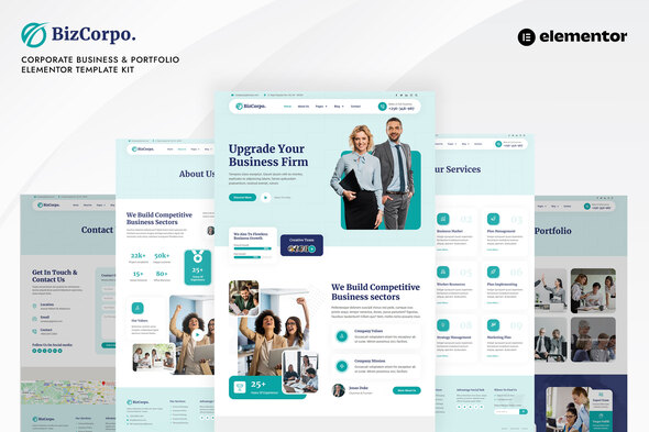 Bizcorpo - Corporate Business & Portfolio Elementor Template Kit