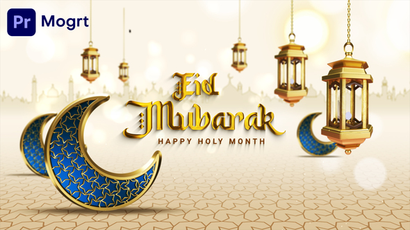 Ramadan and Eid Mubarak Opener Mogrt