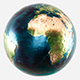 Realistic Planet Earth Low-poly - 3DOcean Item for Sale