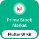 Prime Stock Market Flutter App UI Kit - CodeCanyon Item for Sale