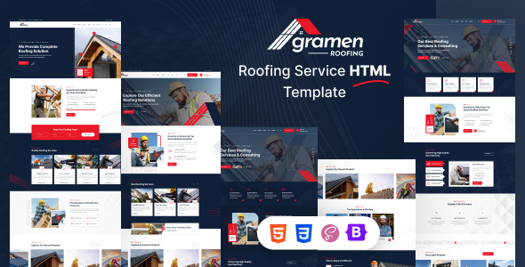Gramen - Roofing Services HTML Template