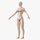 Natural Female 01 A-Pose Base Mesh - 3DOcean Item for Sale