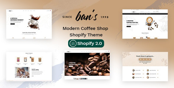 Bans - Coffee & Tea  Store Shopify 2.0 Theme