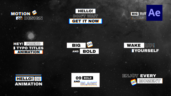 Bold Text Titles alt