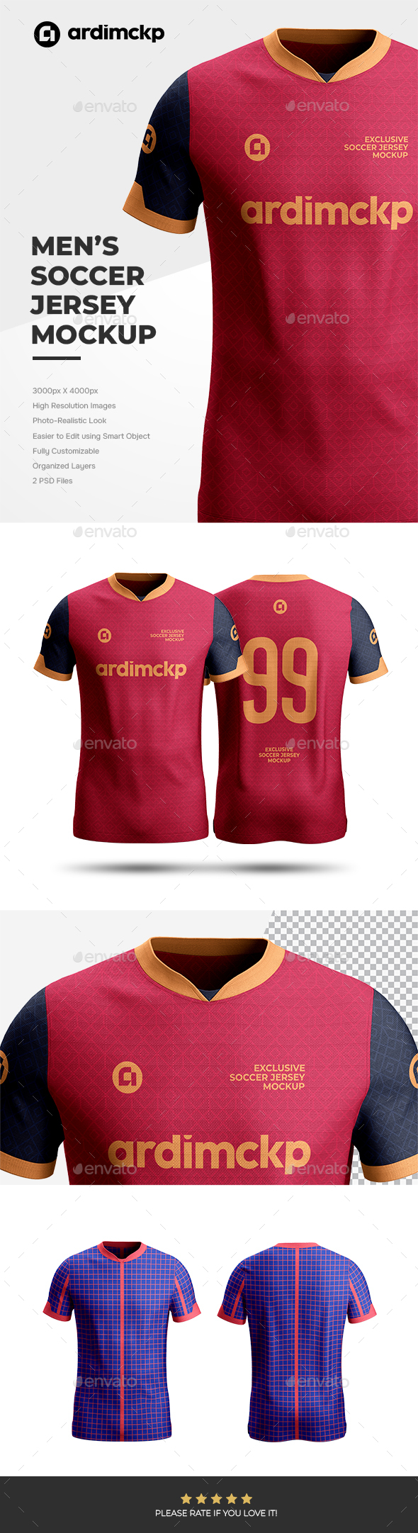 Soccer Jersey Mockup