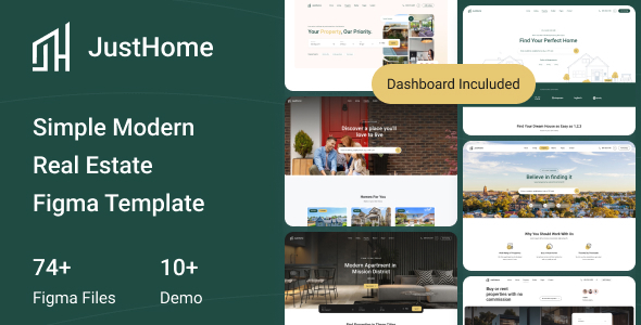 JustHome - Real Estate Figma Template