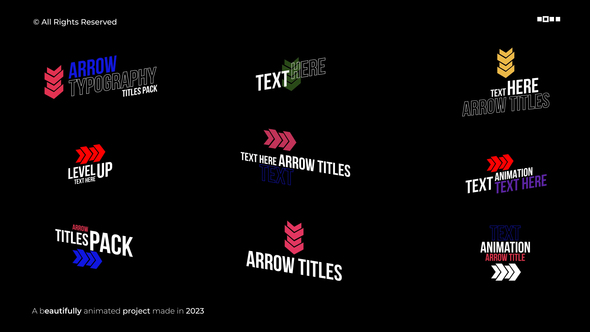 Arrows Titles | FCPX alt