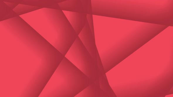 Red Color Geometric Background