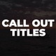 Call-Out Titles | AE - VideoHive Item for Sale