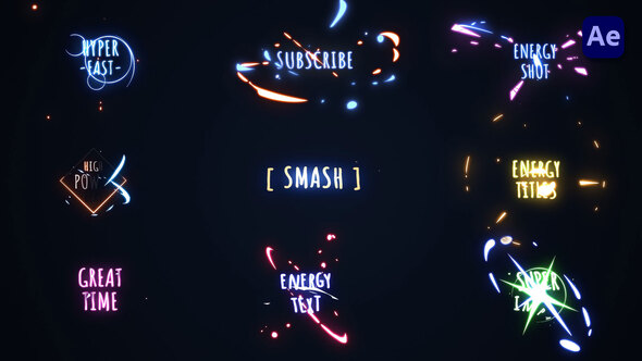 Energy Cartoon Titles [After Effects] alt