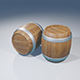 Wood Barrel - 3DOcean Item for Sale