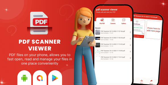 PDF Scanner Viewer - Document Scanner and Reader - Image to PDF Maker - PDF Creator - PDF Editor