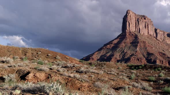 Daylight pan of Parriott Mesa in Moab, Utah