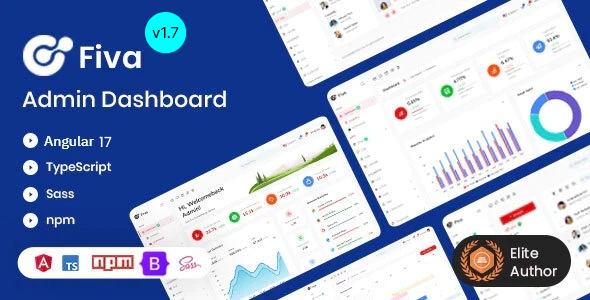 Fiva - Angular 17 + HTML Admin Dashboard Template