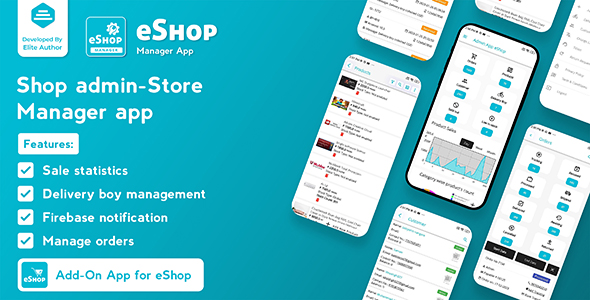 eShop - Ecommerce Admin / Store Manager app