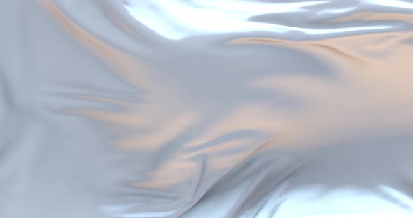 White Elegant 2 Silk Cloth Waving  Loop  4 K 1