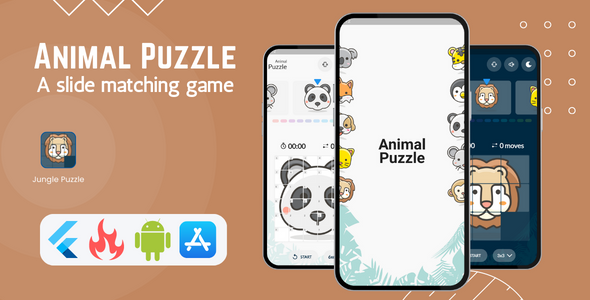 Animal Puzzle v1.0 - A Slide Matching Game | Android & iOS