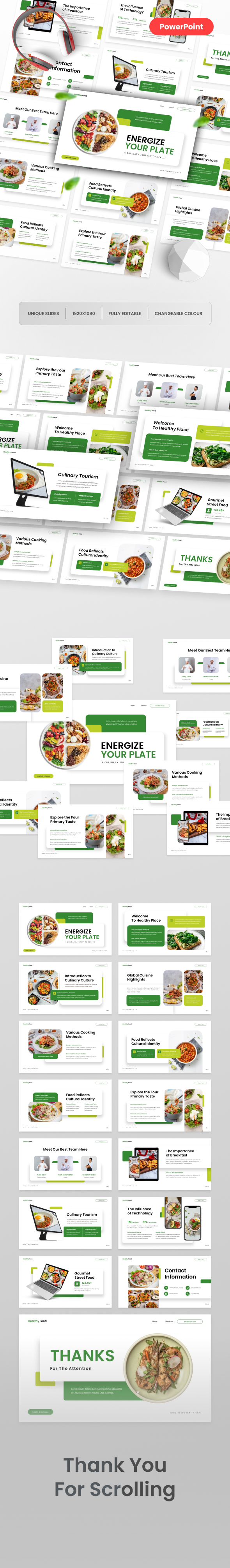 Healthy Food PowerPoint Template