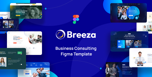 Breeza - Business Consulting Figma Template