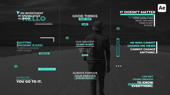 Typography Text Titles | AE