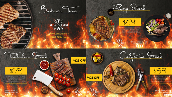 Barbecue Food Promo