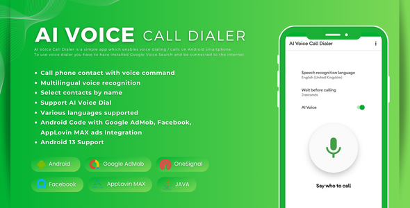 Android AI Voice Call Dialer