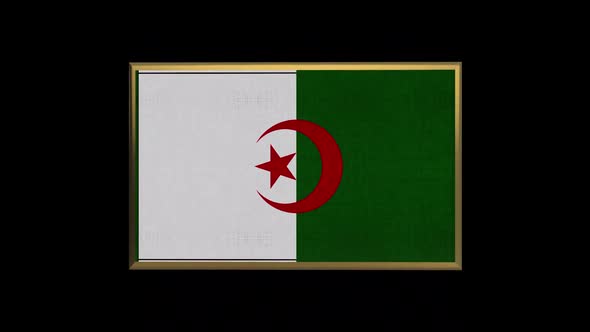 Algeria 3D Flag