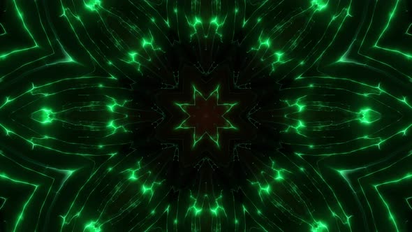 Green Light Kaleidoscope Loop