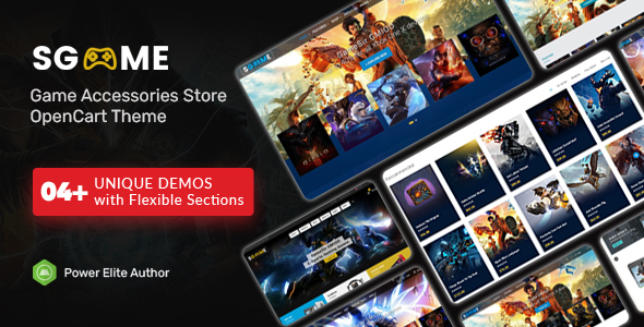 SGame – Responsive Accessories, Games Shopify Theme