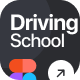 Driving School | Figma Website Template Design - ThemeForest Item for Sale